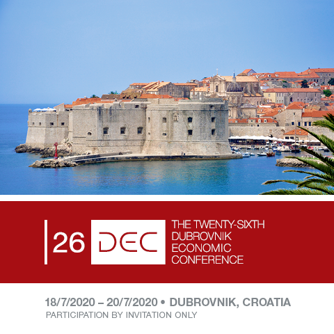 The 26th Dubrovnik Economic Conference The 26th Dubrovnik Economic Conference