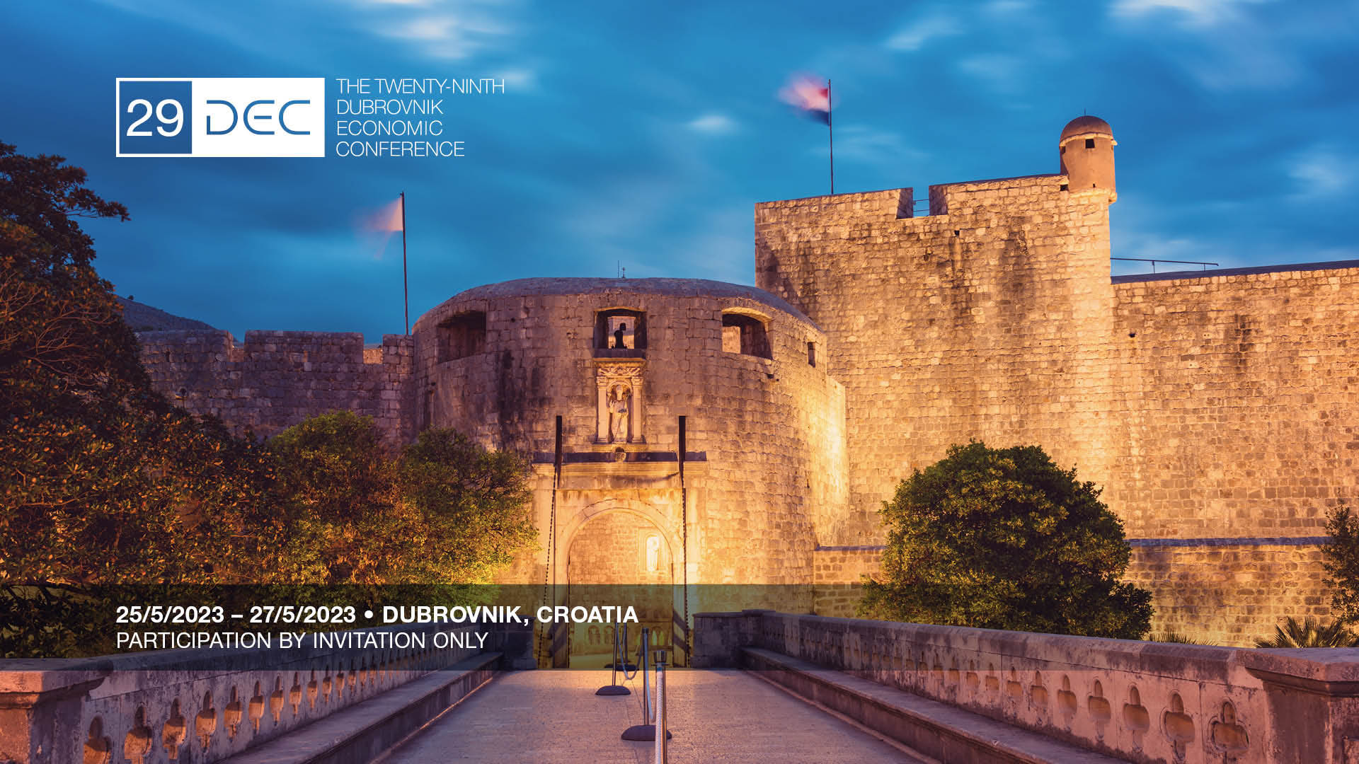 The 29th Dubrovnik Economic Conference
