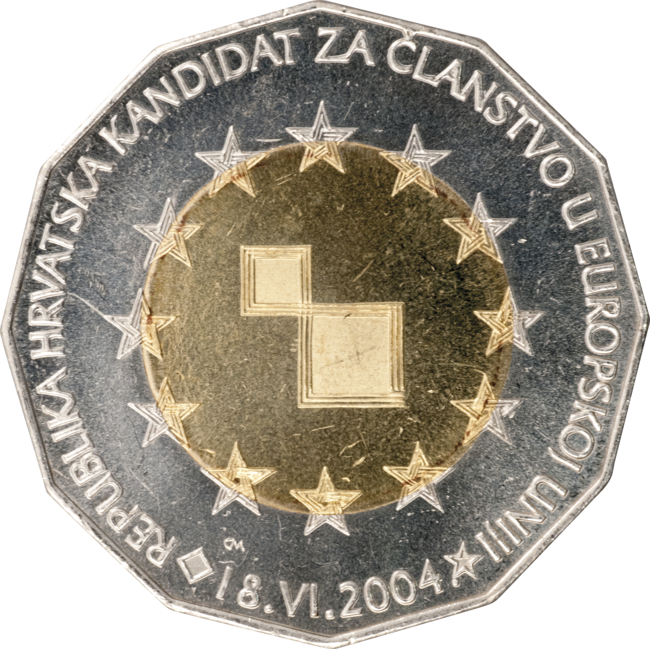 25 kuna - Republika Hrvatska kandidat za članstvo u Europskoj uniji, 18. VI. 2004.