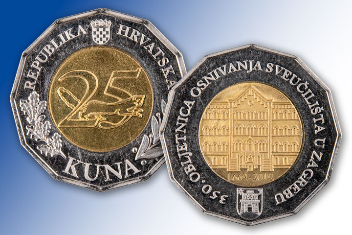 HNB izdao novu kovanicu od 25 kuna HNB izdao novu kovanicu od 25 kuna