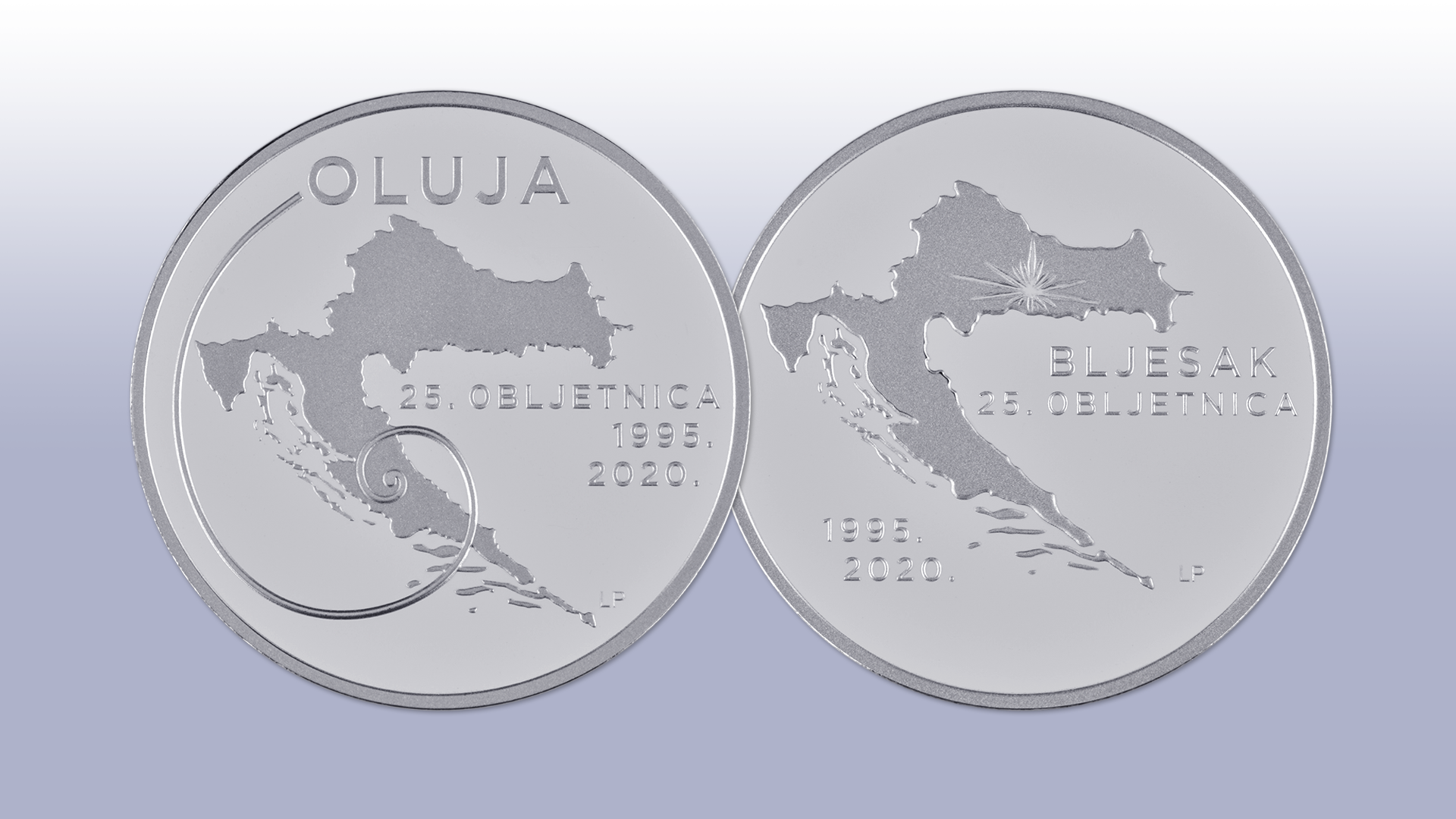 New silver coins commemorating the 25th anniversary of the military and police operations Flash and Storm New silver coins commemorating the 25th anniversary of the military and police operations Flash and Storm