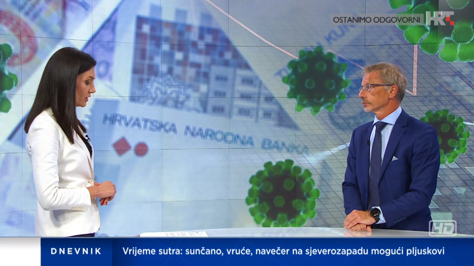 Gostovanje guvernera HNB-a u Dnevniku HRT-a Gostovanje guvernera HNB-a u Dnevniku HRT-a