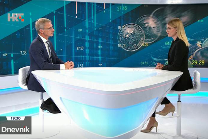 Intervju s guvernerom HNB-a u Dnevniku HRT-a Intervju s guvernerom HNB-a u Dnevniku HRT-a