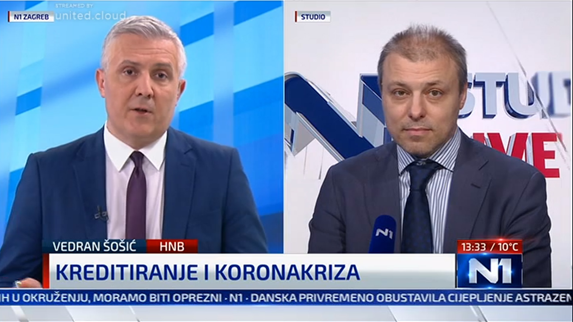 Intervju s glavnim ekonomistom HNB-a za N1 Intervju s glavnim ekonomistom HNB-a za N1