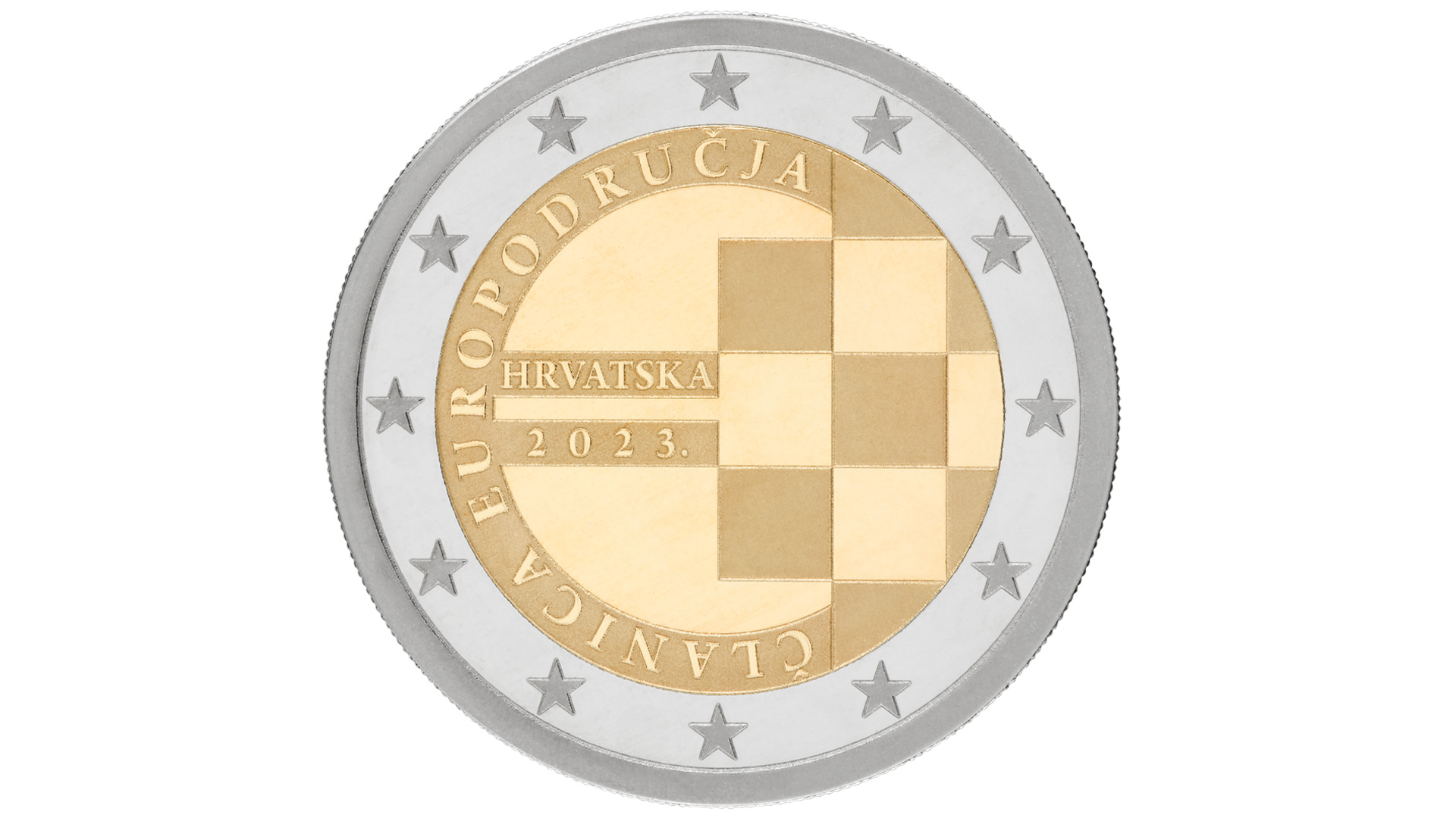 Commemorative 2-euro coin “Republic of Croatia, Member of the Euro Area”
