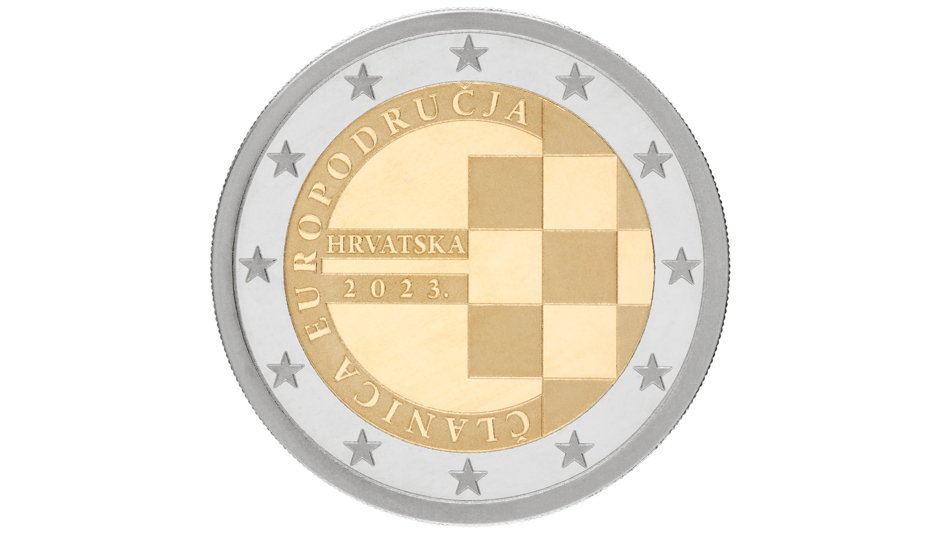 Commemorative 2-euro coin “Republic of Croatia, Member of the Euro Area” Commemorative 2-euro coin “Republic of Croatia, Member of the Euro Area”