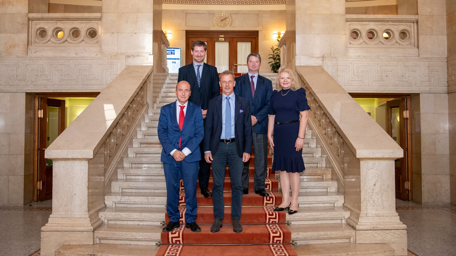 Representatives of the Single Resolution Board at the Croatian National Bank