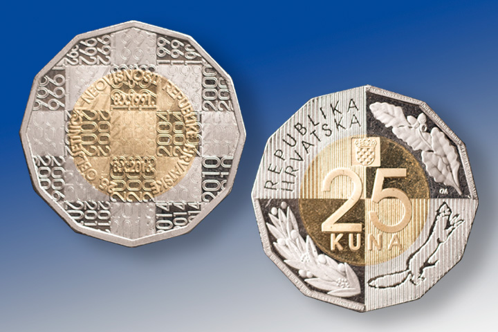 HNB izdaje novu kovanicu od 25 kuna