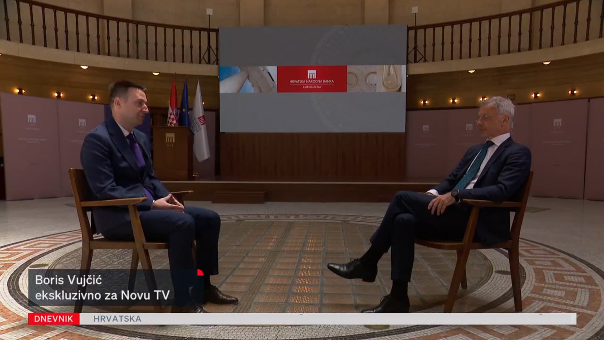 Intervju s guvernerom Borisom Vujčićem za Novu TV